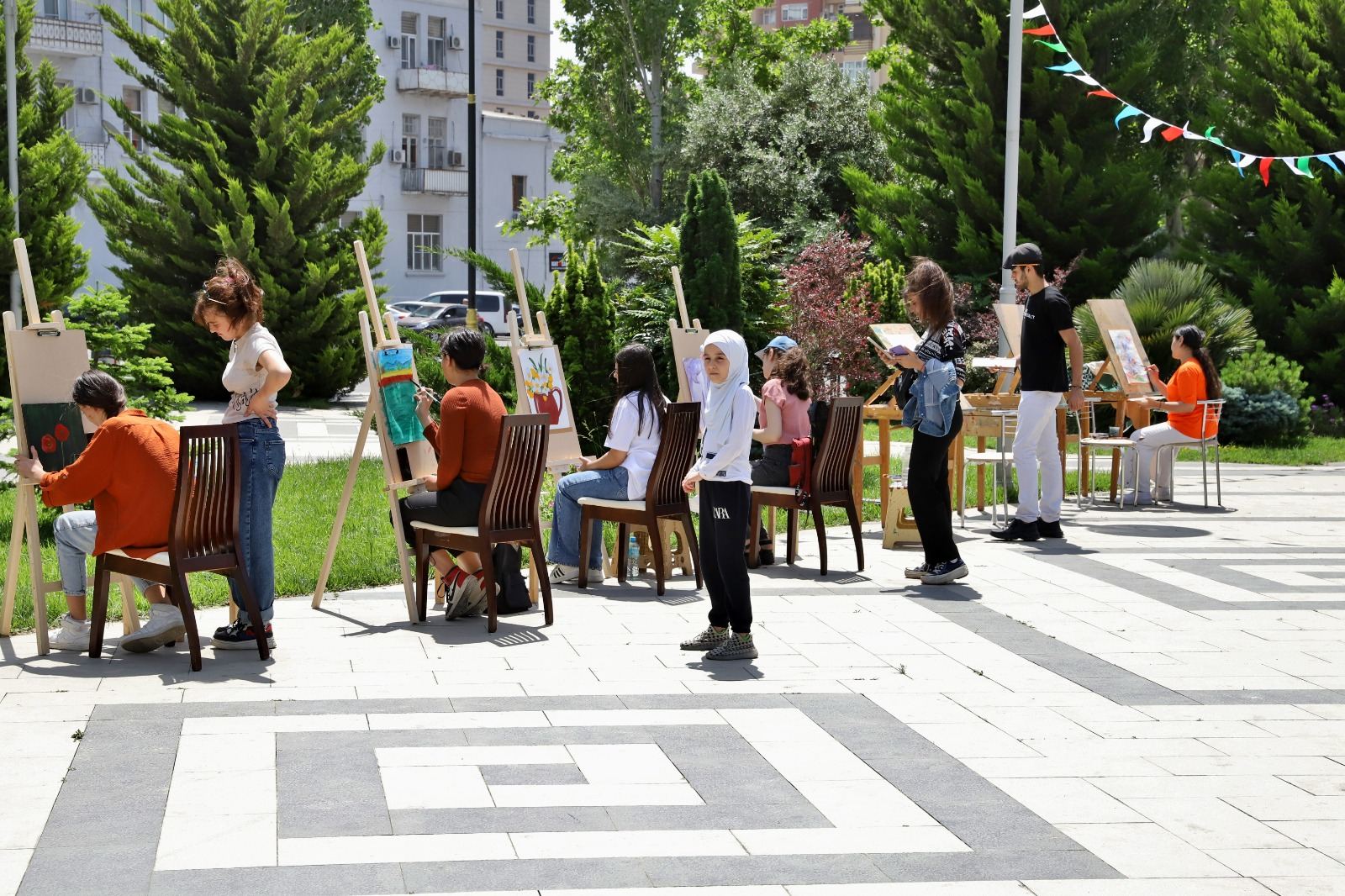"Azərbaycanım" VI Respublika Uşaq Rəsm Festivali keçirildi (FOTO)