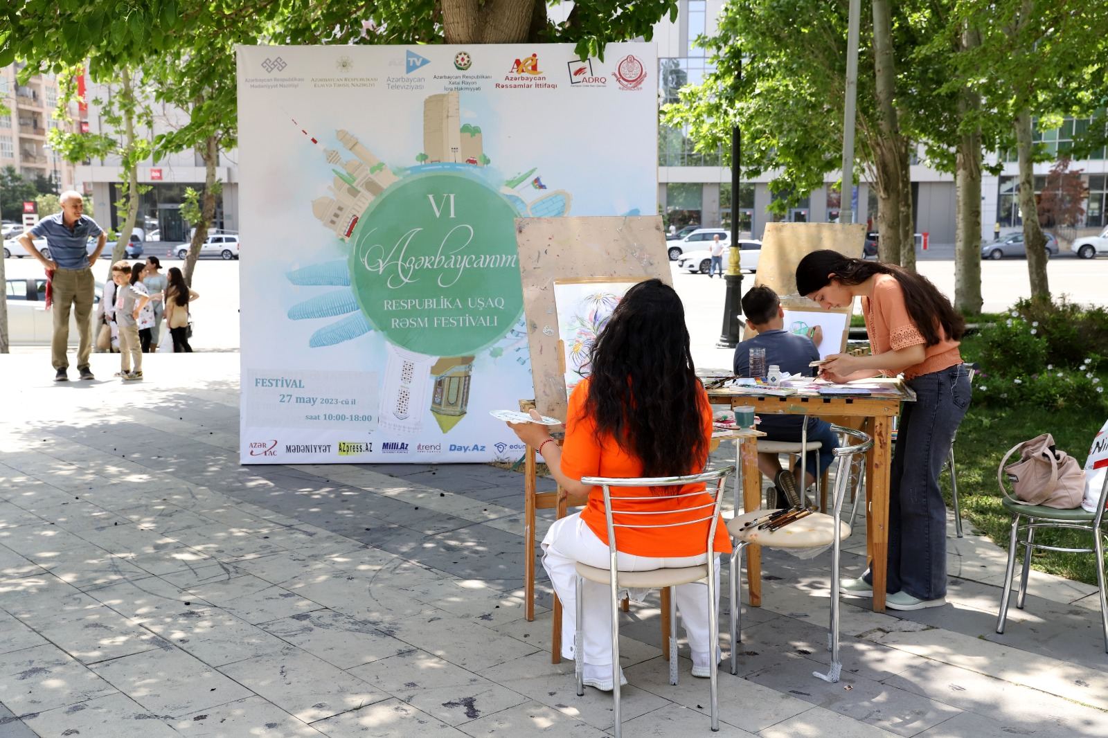 "Azərbaycanım" VI Respublika Uşaq Rəsm Festivali keçirildi (FOTO)
