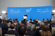 Prezident İlham Əliyev Bakı Enerji Həftəsi çərçivəsində 28-ci Beynəlxalq Xəzər Neft və Qaz Sərgisinin rəsmi açılış mərasimində iştirak edib (YENİLƏNİB 3) (FOTO/VİDEO)
