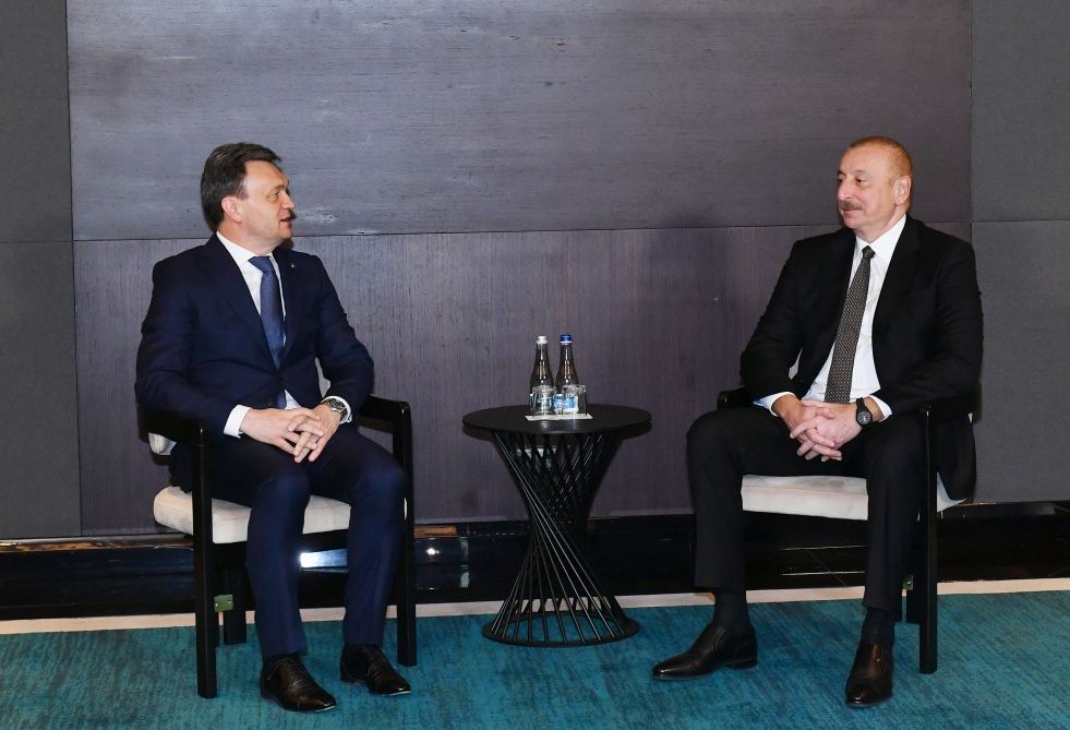 Prezident İlham Əliyev Kişineuda Moldovanın Baş naziri ilə görüşüb (FOTO/VİDEO)