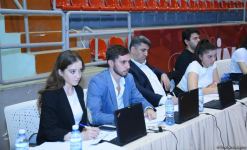 Aerobika gimnastikası üzrə Azərbaycan birinciliyi və Bakı çempionatı başlayıb (FOTO)