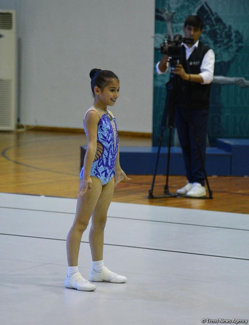 Aerobika gimnastikası üzrə Azərbaycan birinciliyi və Bakı çempionatı başlayıb (FOTO)