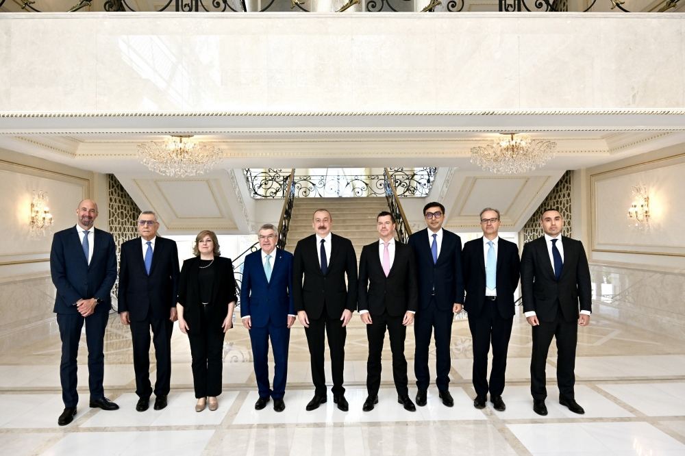 Prezident İlham Əliyev Beynəlxalq Olimpiya Komitəsinin Prezidentini qəbul edib (YENİLƏNİB) (FOTO/VİDEO)