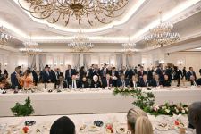 Prezident İlham Əliyev və Birinci xanım Mehriban Əliyeva Ankarada Rəcəb Tayyib Ərdoğanın adından verdiyi şam yeməyində iştirak ediblər (FOTO)