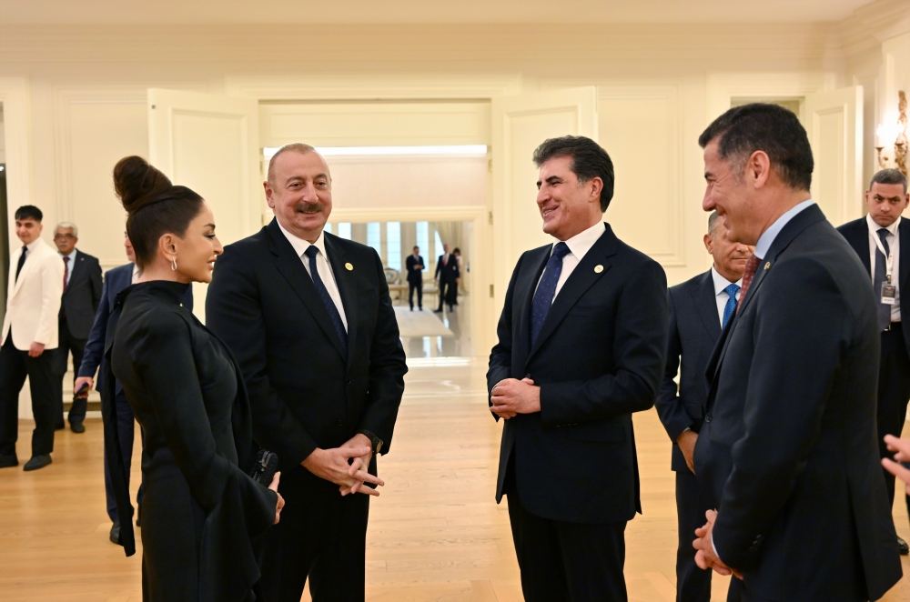 Prezident İlham Əliyev və Birinci xanım Mehriban Əliyeva Ankarada Rəcəb Tayyib Ərdoğanın adından verdiyi şam yeməyində iştirak ediblər (FOTO)