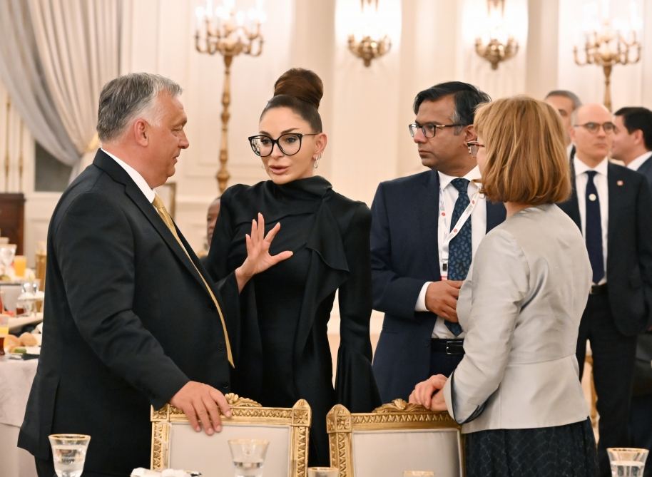Prezident İlham Əliyev və Birinci xanım Mehriban Əliyeva Ankarada Rəcəb Tayyib Ərdoğanın adından verdiyi şam yeməyində iştirak ediblər (FOTO)