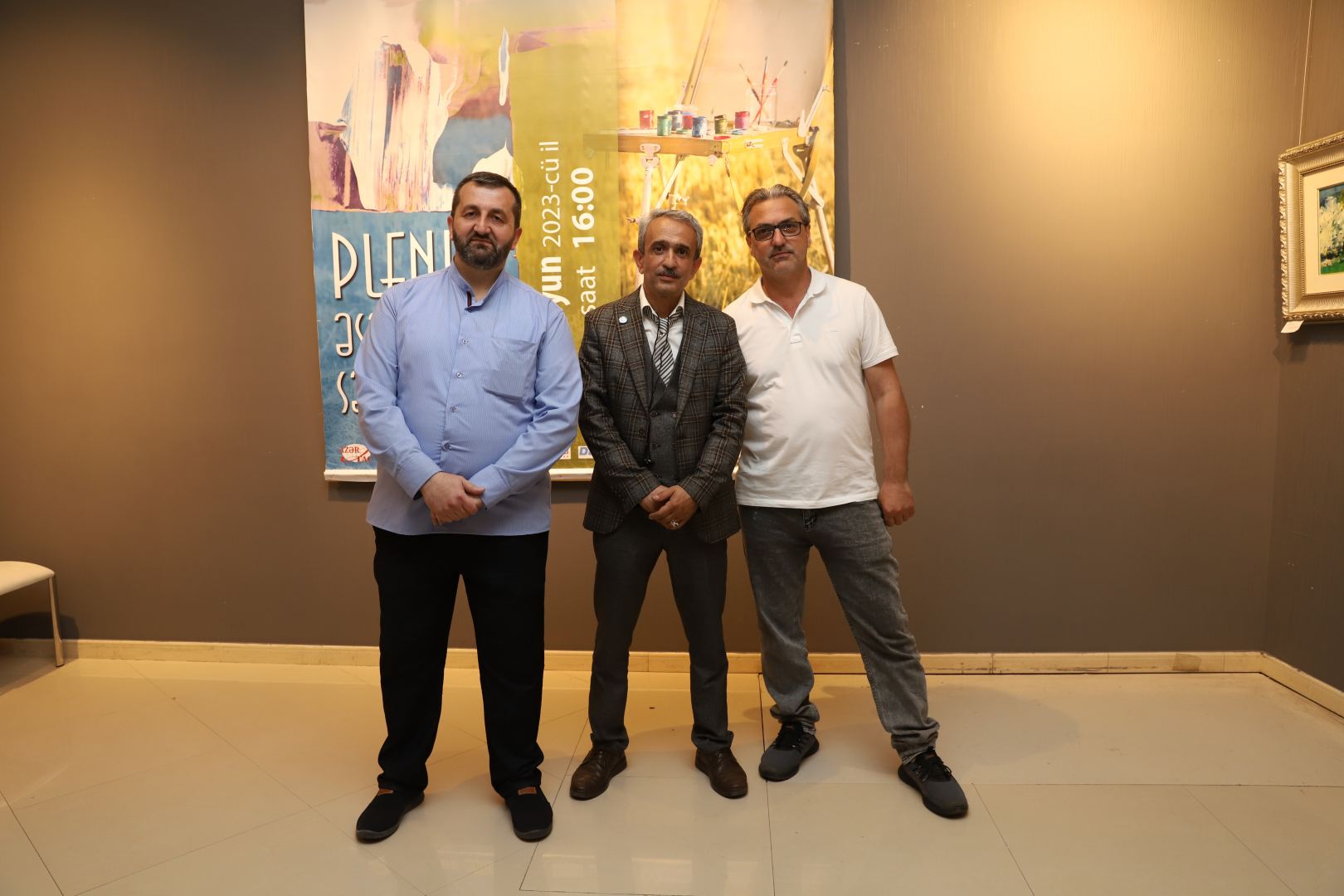 “Plener əsərlər sərgisi” Xətai Sənət Mərkəzində keçirildi (FOTO)