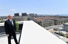 Prezident İlham Əliyev Kənd Təsərrüfatı Nazirliyinin yeni binasının açılışında iştirak edib (FOTO/VİDEO)