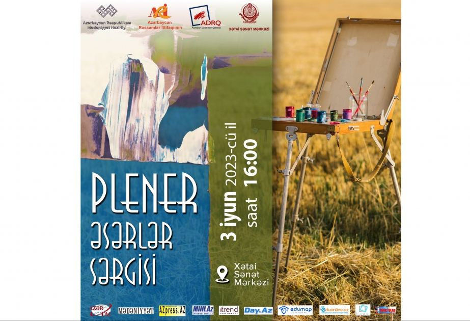 “Plener əsərlər sərgisi” Xətai Sənət Mərkəzində keçirildi (FOTO)