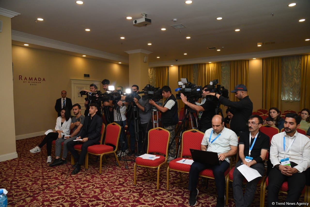 "Əziz Şuşa” beynəlxalq velosiped yarışı ilə bağlı mətbuat konfransı keçirilib (FOTO)