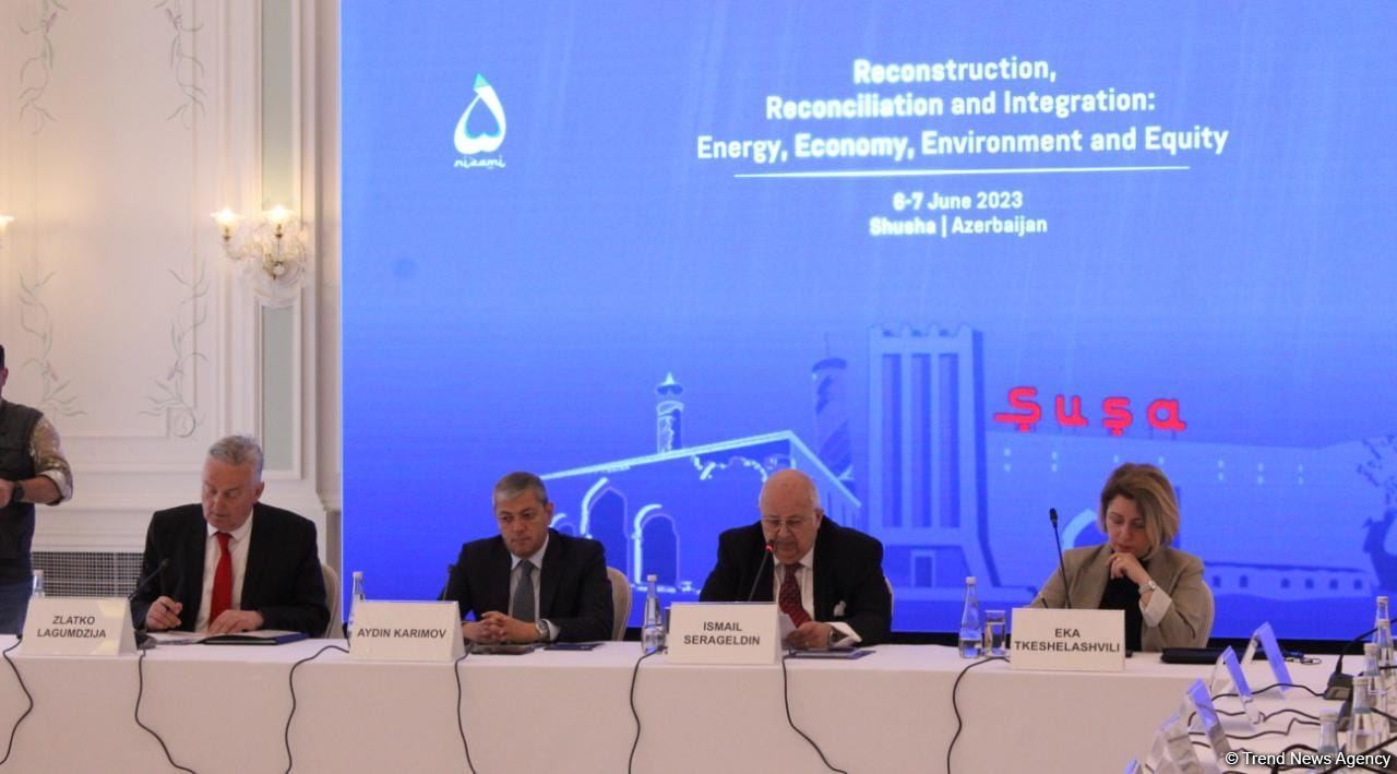 Şuşada enerji, iqtisadiyyat, ətraf mühit mövzusunda beynəlxalq tədbir keçirilir (FOTO)