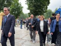 "Yenidənqurma, sülh və inteqrasiya: Enerji, iqtisadiyyat, ətraf mühit və kapital" tədbiri Gəncədə davam edir (FOTO)