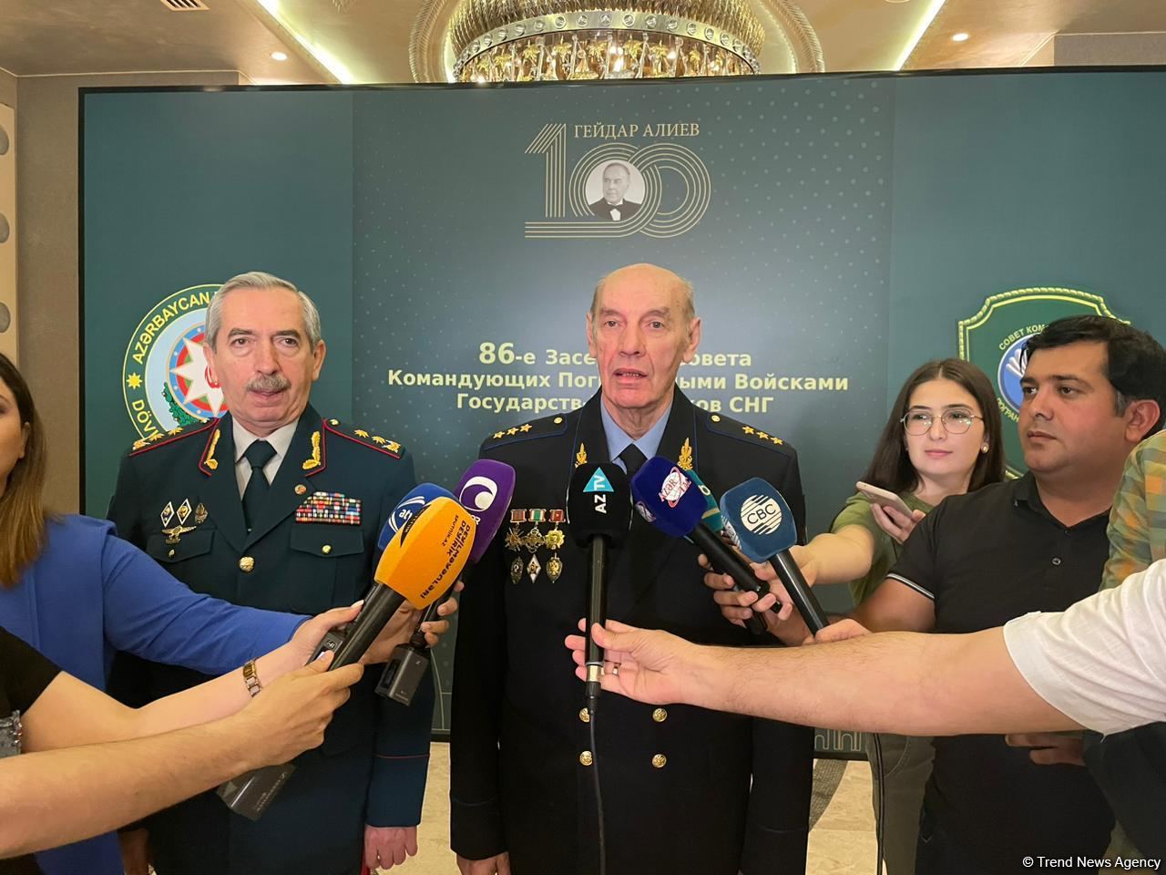 MDB-yə üzv dövlətlərin Sərhəd Qoşunlarının Komandanları Şurası iki yeni sənəd üzərində işləyir