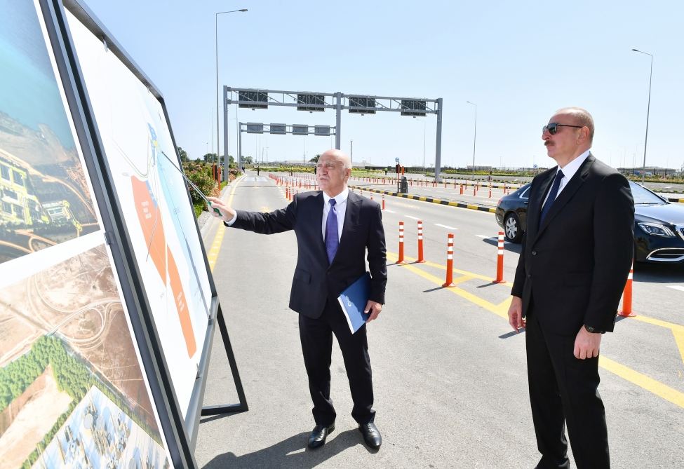 Prezident İlham Əliyev Ələt Azad İqtisadi Zonasının birinci mərhələsinin açılış mərasimində iştirak edib (FOTO/VİDEO)