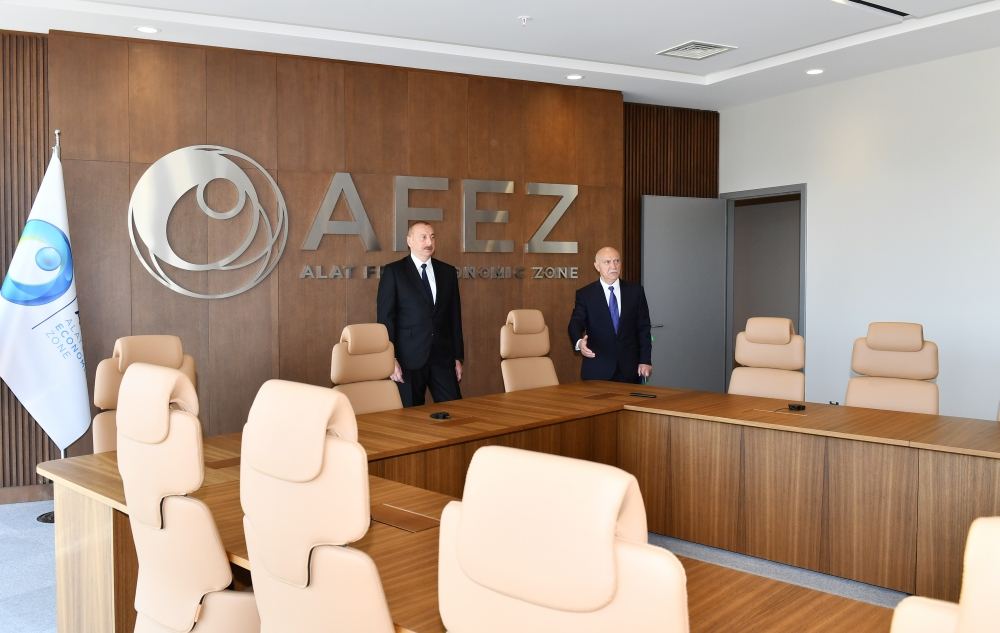 Prezident İlham Əliyev Ələt Azad İqtisadi Zonasının birinci mərhələsinin açılış mərasimində iştirak edib (FOTO/VİDEO)