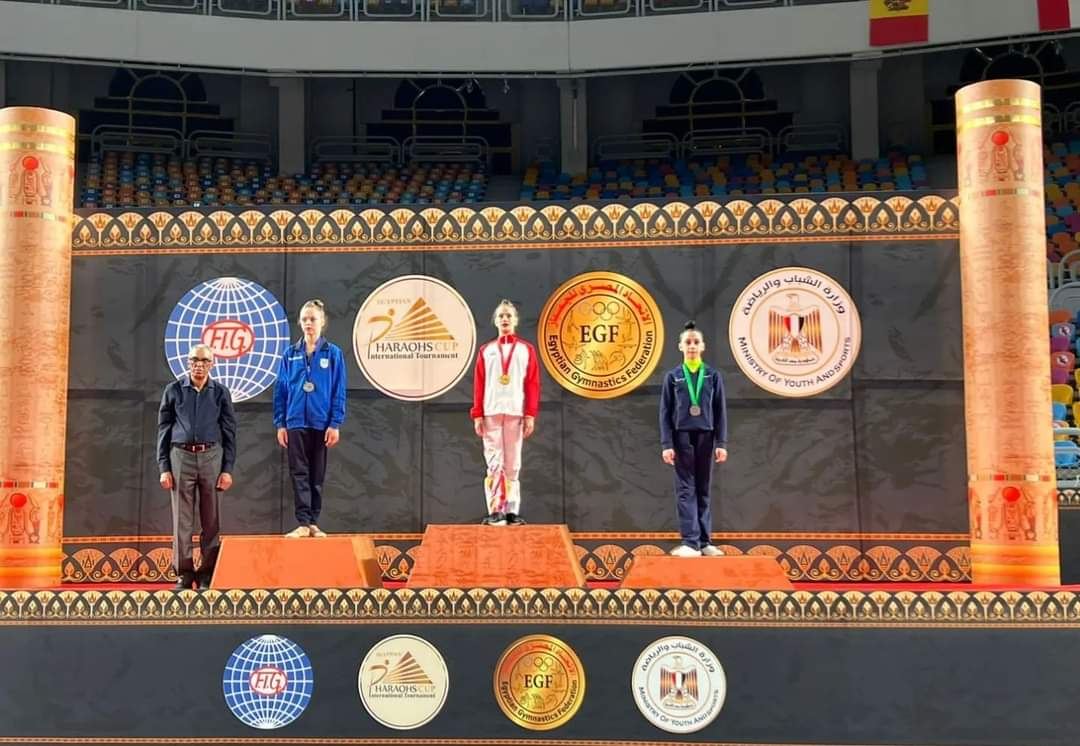Azərbaycanlı gimnastlar Misirdə keçirilən beynəlxalq turnirdə medallar qazanıblar ( FOTO)