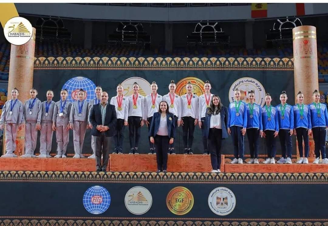 Azərbaycanlı gimnastlar Misirdə keçirilən beynəlxalq turnirdə medallar qazanıblar ( FOTO)