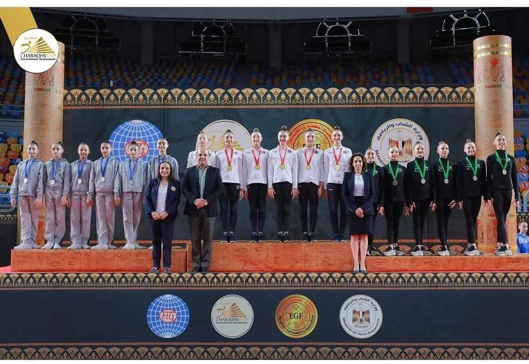 Azərbaycanlı gimnastlar Misirdə keçirilən beynəlxalq turnirdə medallar qazanıblar ( FOTO)
