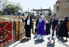 Azərbaycanın və Türkiyənin birinci xanımları İçərişəhərdə olublar (FOTO/VİDEO)