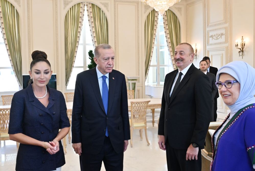 Azərbaycan və Türkiyə prezidentləri birgə işçi naharı ediblər (FOTO)