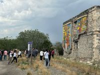 Xarici səyyahların Ağdama səfəri başa çatıb (FOTO)