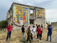 Xarici səyyahların Ağdama səfəri başa çatıb (FOTO)