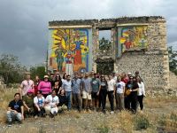 Xarici səyyahların Ağdama səfəri başa çatıb (FOTO)