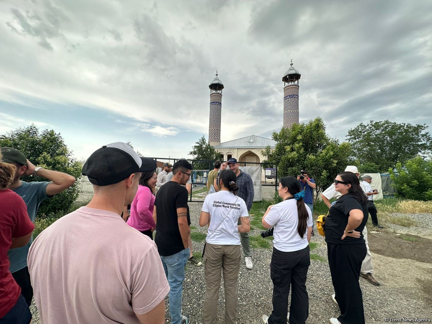 Xarici səyyahların Ağdama səfəri başa çatıb (FOTO)
