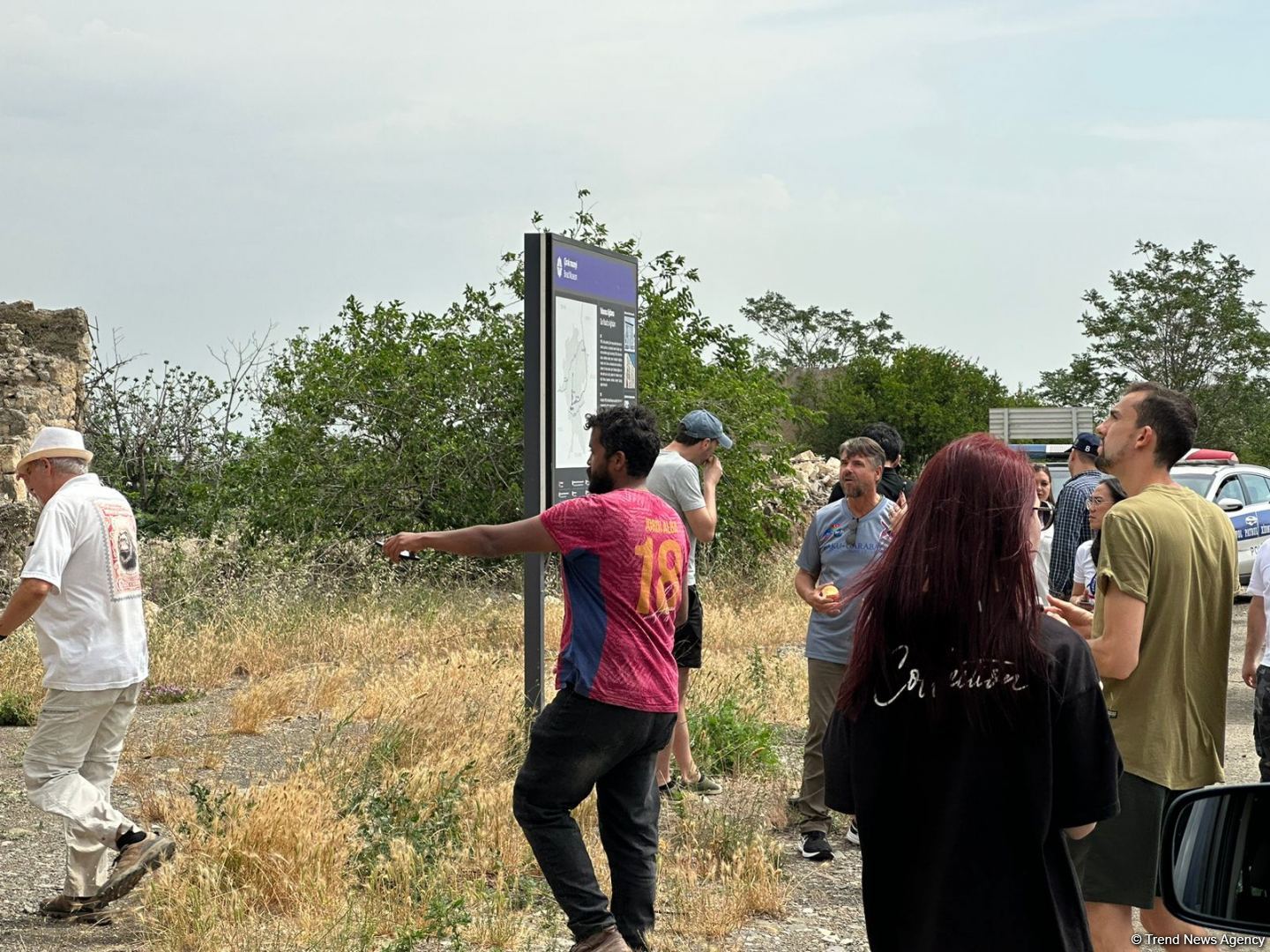 Xarici səyyahların Ağdama səfəri başa çatıb (FOTO)