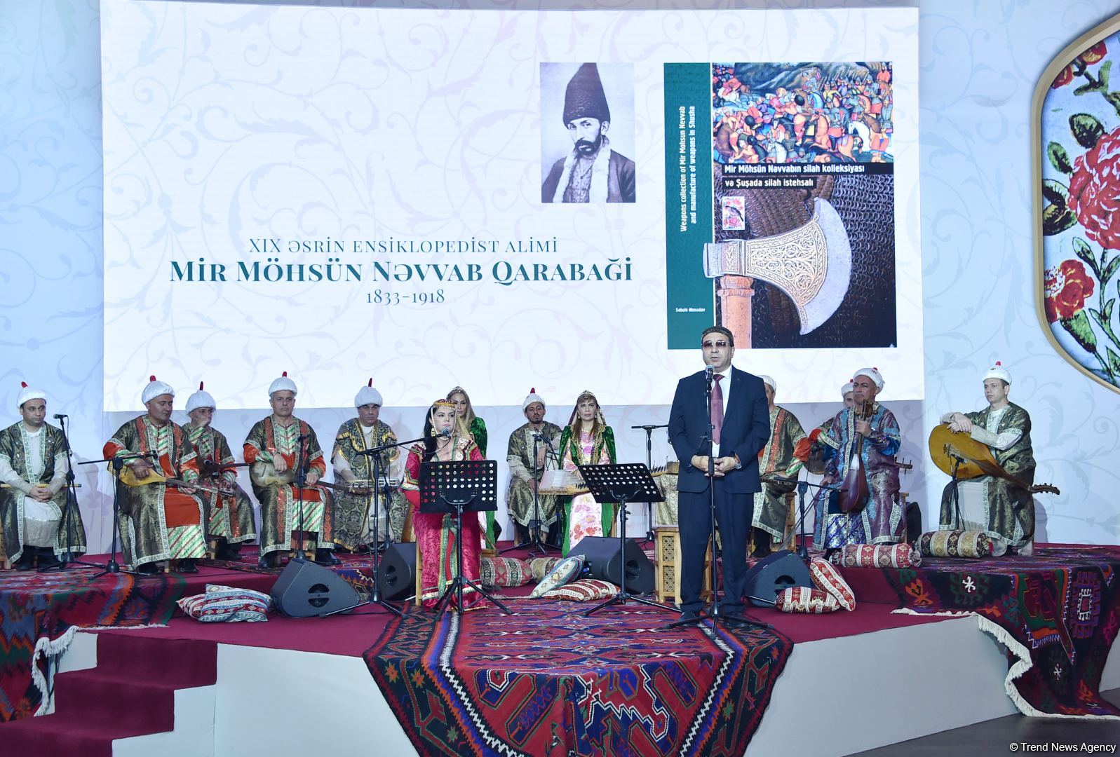 Heydər Əliyev Mərkəzində “Mir Möhsün Nəvvabın silah kolleksiyası və Şuşada silah istehsalı” adlı kitabın təqdimatı olub (FOTO)