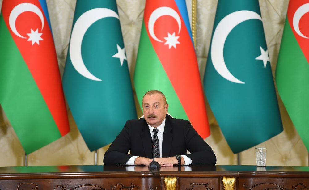 Prezident İlham Əliyev: Biz öz torpaqlarımızı döyüşərək geri qaytardıq (VİDEO)