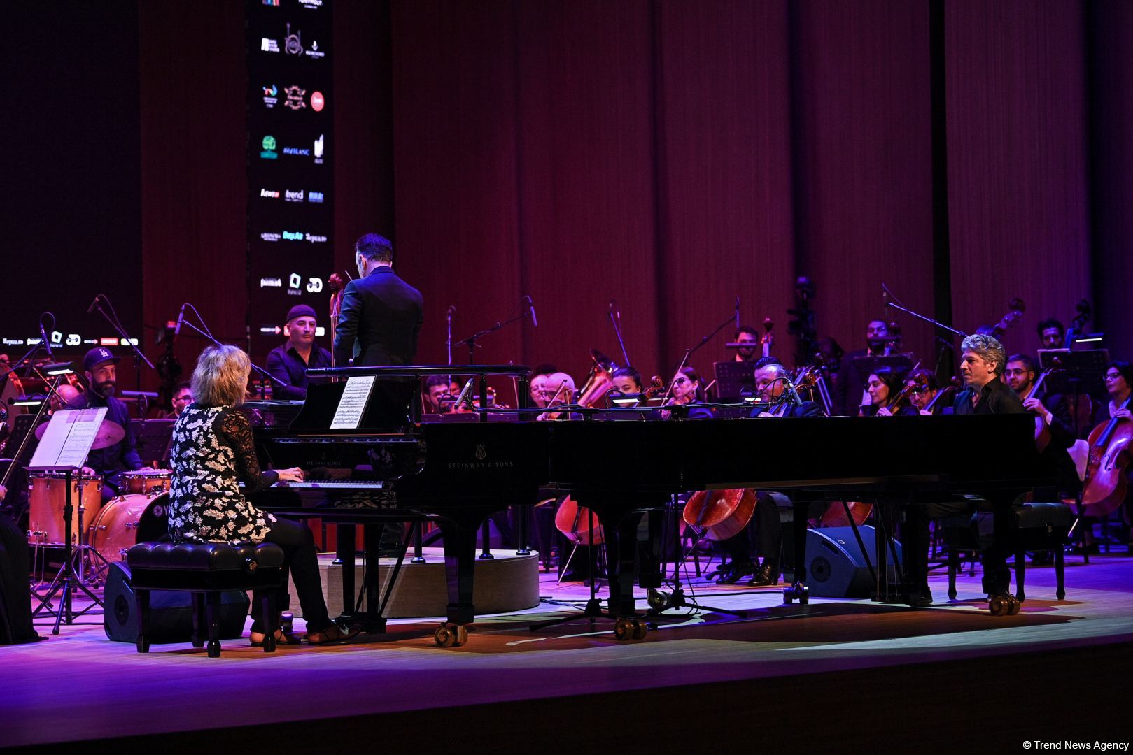 Heydər Əliyev Mərkəzində II Bakı Beynəlxalq Piano Festivalının təntənəli açılışı olub (FOTO)