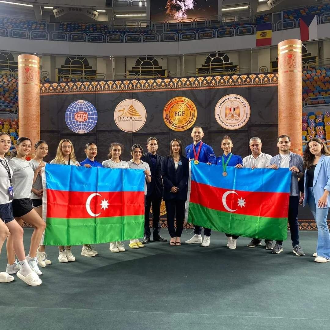 Azərbaycan gimnastları beynəlxalq turnirdə qızıl və bürünc medallar qazanıblar (FOTO)