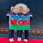 Gimnastlarımız beynəlxalq turnirdə qızıl medal qazanıblar (FOTO)
