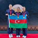 Gimnastlarımız beynəlxalq turnirdə qızıl medal qazanıblar (FOTO)
