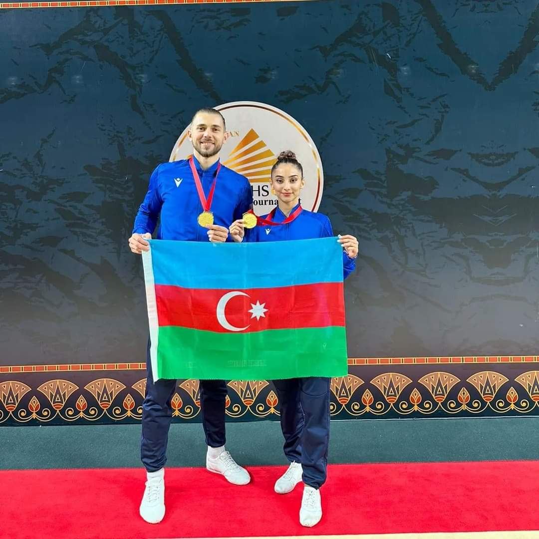Gimnastlarımız beynəlxalq turnirdə qızıl medal qazanıblar (FOTO)