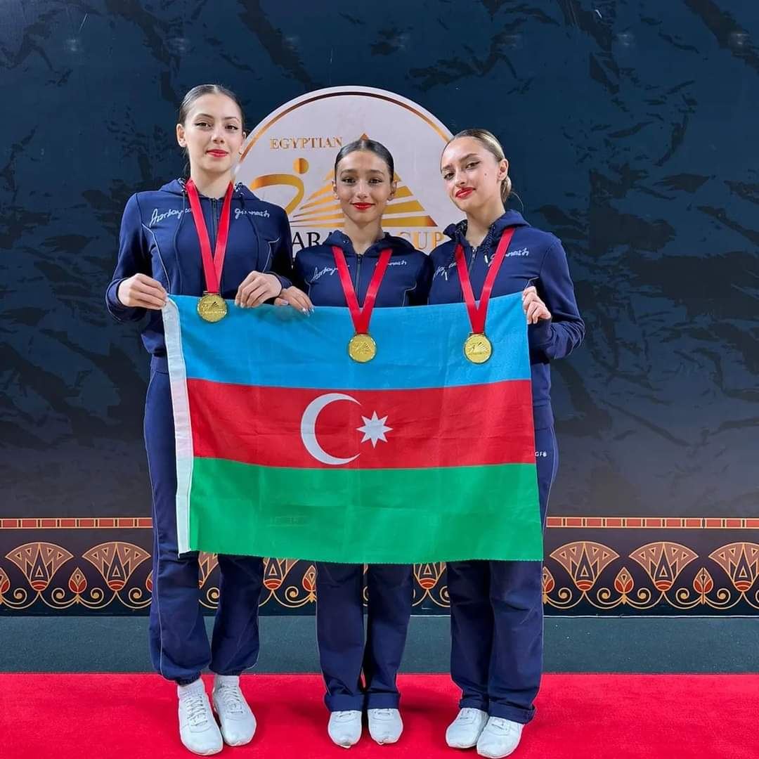 Gimnastlarımız beynəlxalq turnirdə qızıl medal qazanıblar (FOTO)