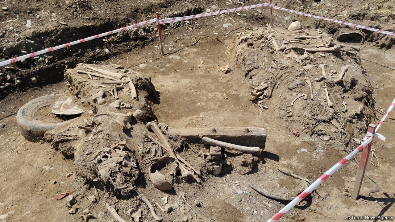 Ağdamda tapılan kütləvi məzarlıqla bağlı araşdırma aparılır - Baş Prokurorluq