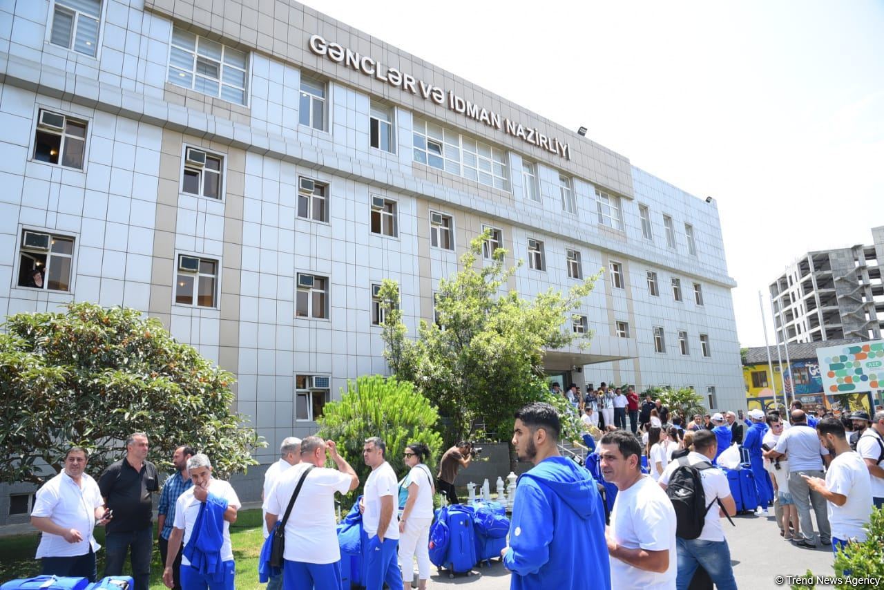 Azərbaycan komandası III Avropa Oyunlarında iştirak etmək üçün Krakova yola düşüb (FOTO/VİDEO)