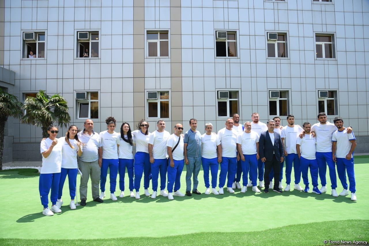 Azərbaycan komandası III Avropa Oyunlarında iştirak etmək üçün Krakova yola düşüb (FOTO/VİDEO)