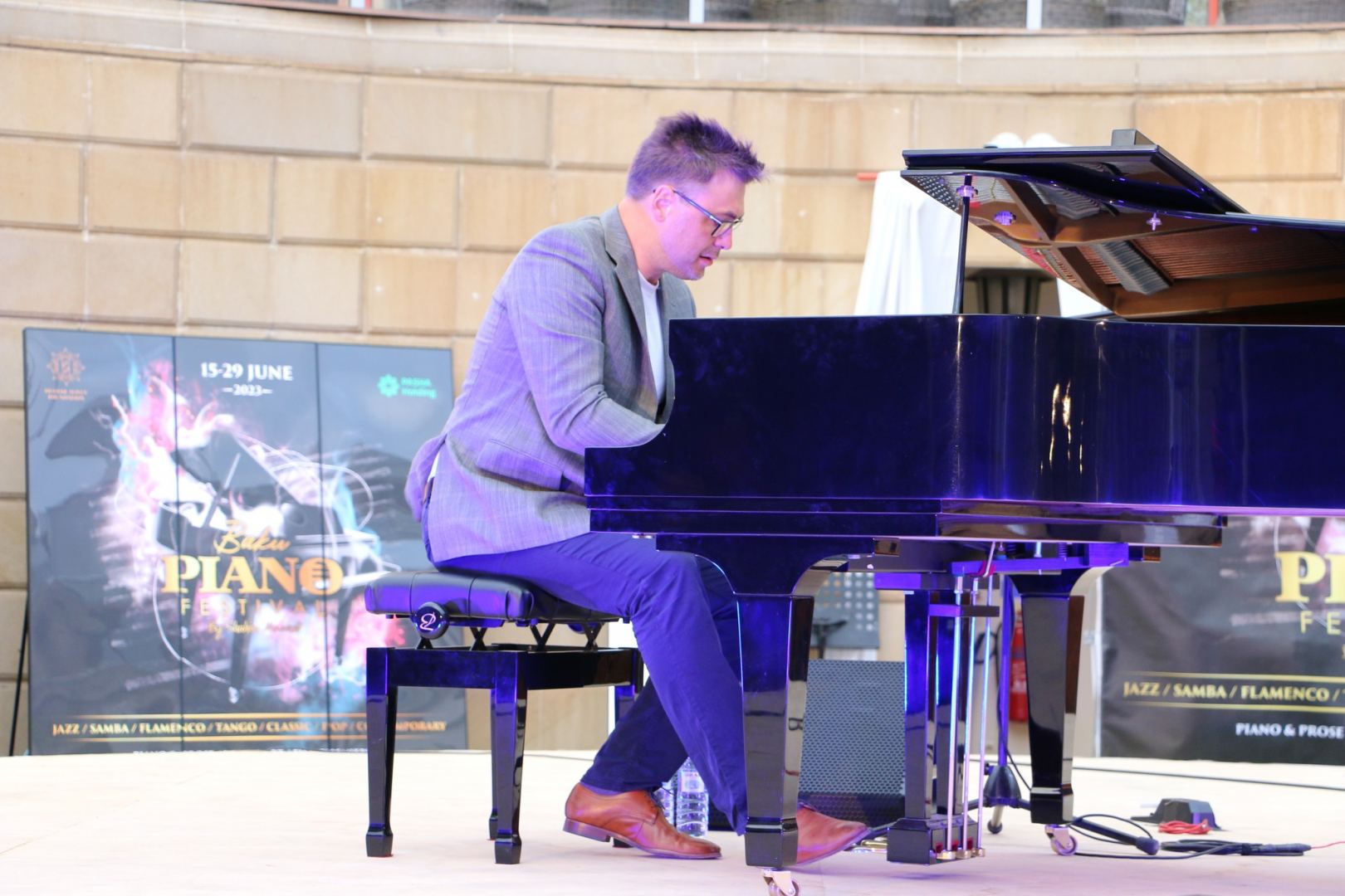 Norbert Kael və Vadim Abramov Bakı Piano Festivalının səhnəsində (FOTO/VİDEO)