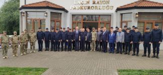 Laçında rayon prokurorluğunun inzibati binası istifadəyə verilib (FOTO)