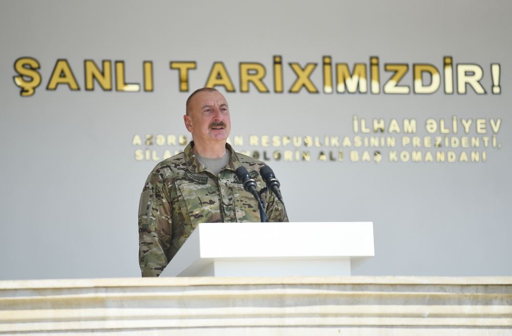 Prezident İlham Əliyev: Biz döyüş qabiliyyətimizi əhəmiyyətli dərəcədə artırırıq və artıracağıq