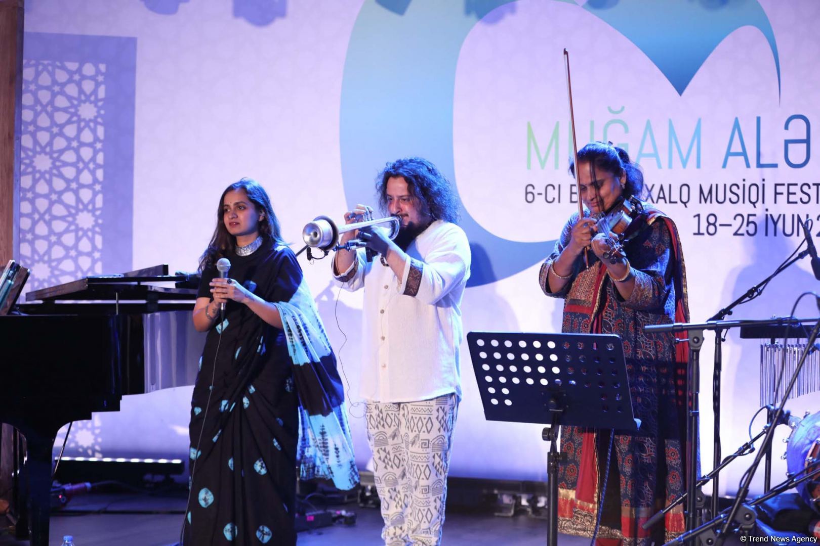 "Muğam aləmi" Beynəlxalq Festivalı çərçivəsində Misir, Hindistan və Yunanıstan sənətkarlarının çıxışları olub (FOTO/VİDEO)
