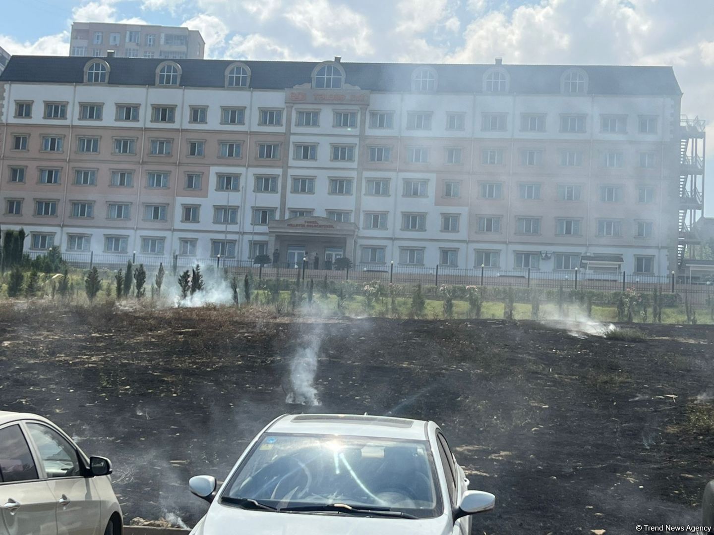 Yasamalda baş verən yanğın söndürülüb (YENİLƏNİB) (FOTO/VİDEO)