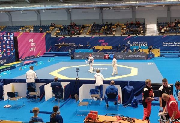 Taekvondoçumuz Eltac Qafarov III Avropa Oyunlarında 1/4 finala yüksəlib (FOTO)
