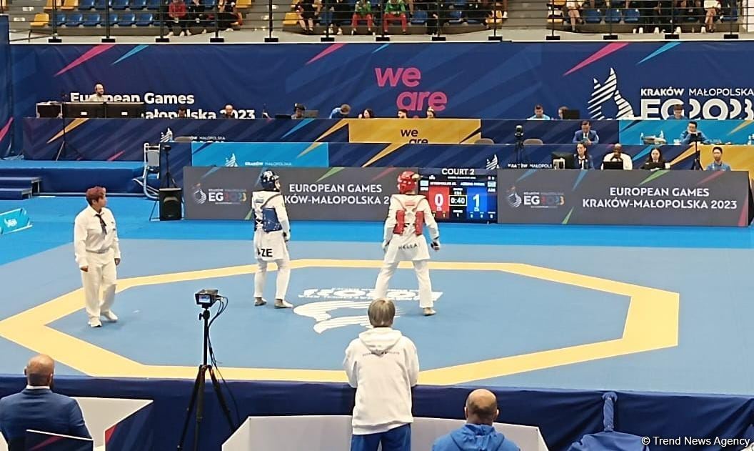 Taekvondoçumuz Eltac Qafarov III Avropa Oyunlarında 1/4 finala yüksəlib (FOTO)