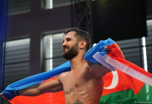 Azərbaycan kikboksçusu III Avropa Oyunlarında qızıl medal qazanıb (FOTO)