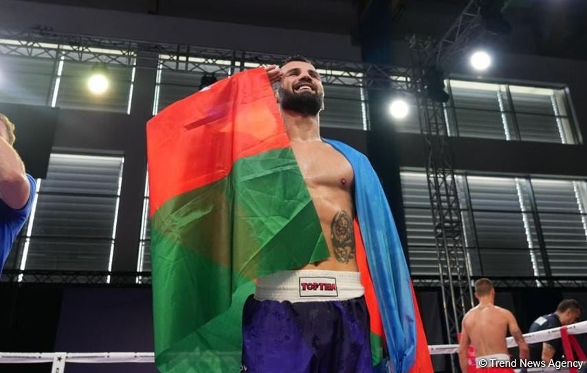 Azərbaycan kikboksçusu III Avropa Oyunlarında qızıl medal qazanıb (FOTO)