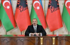 Azərbaycan və Albaniya prezidentləri mətbuata bəyanatlarla çıxış ediblər (FOTO/VİDEO) (YENİLƏNİB)